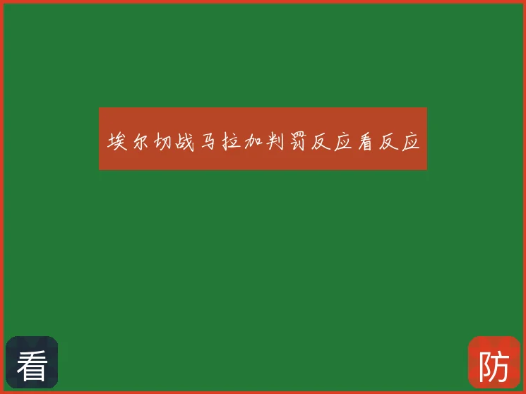 埃尔切战马拉加判罚反应看反应