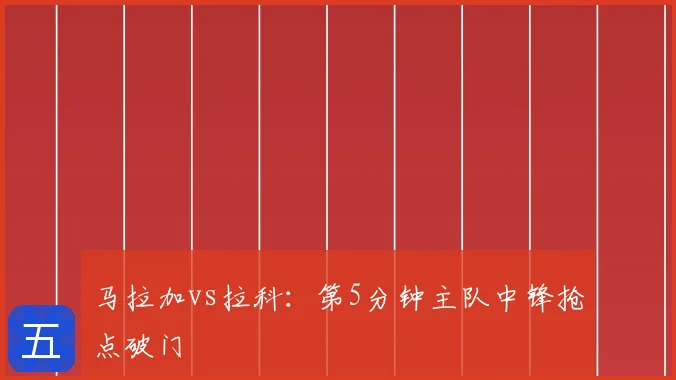 马拉加vs拉科：第5分钟主队中锋抢点破门